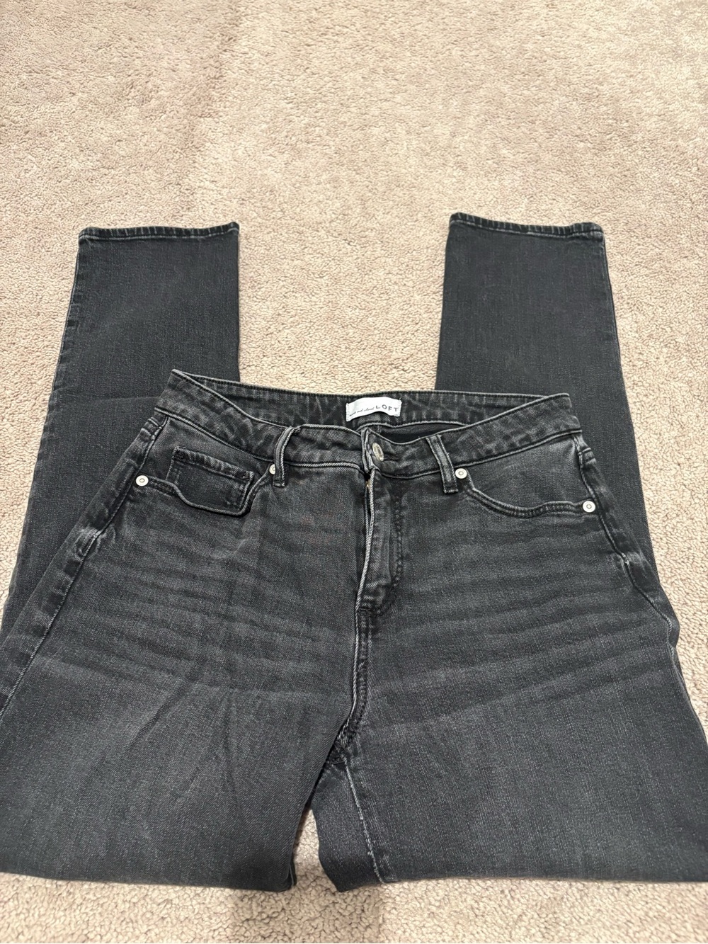 LOFT Black Skinny Jeans